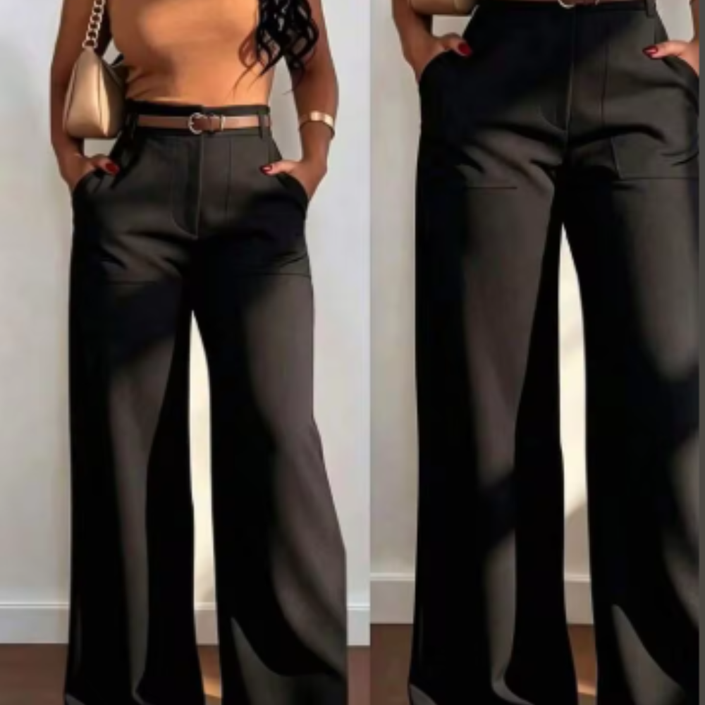 Women's High Waist Straight Leg